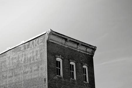 B&W Worn-Out-Building