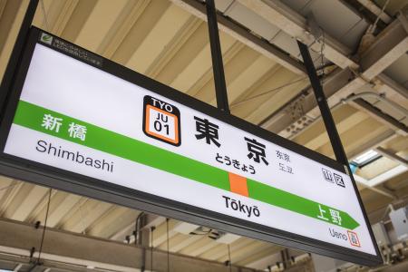 东京站名称标签免费照片