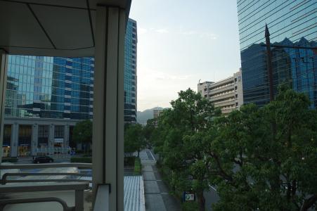 免费的照片在神户站前的港湾地区