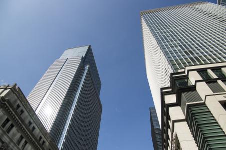 Nihonbashi免版税库存照片高层建筑物