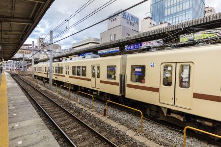 新京成电机8800型免费照片素材停在松户站