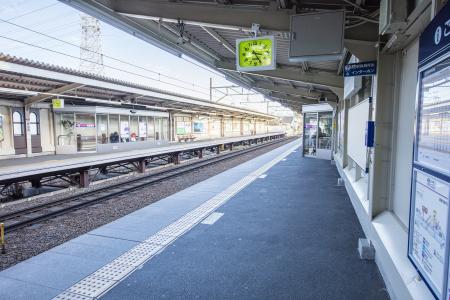 Kei Inokashira Line Mitakadai Station首页免费库存照片