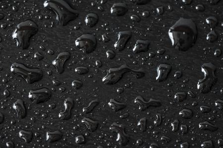 Black Water Drops Abstract Background Pattern #2