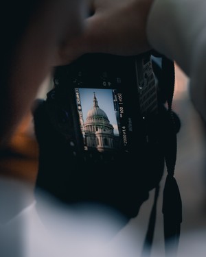 相机里的圣保罗大教堂照片