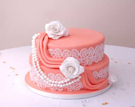 粉色蛋糕图片