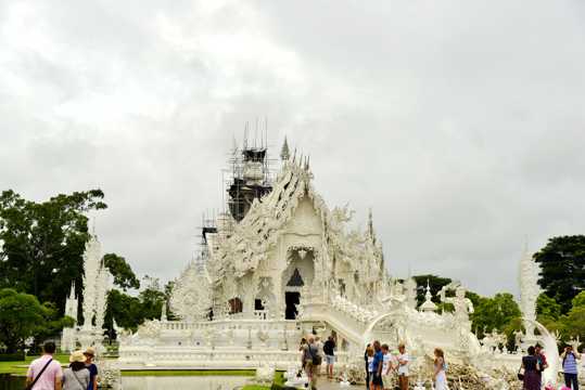 泰国清莱灵光寺景物图片