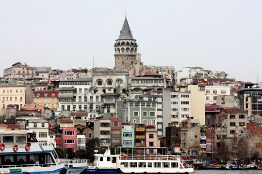 土耳其加拉塔建筑景象图片
