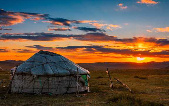 内蒙古贡格尔原景物图片