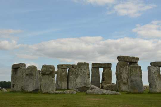 英国巨石阵自然景象图片