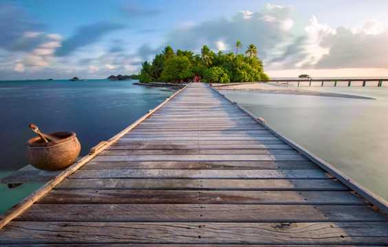 马尔代夫曼德芙岛景物图片