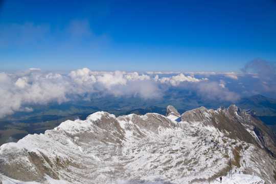壮丽的瑞士雪山图片