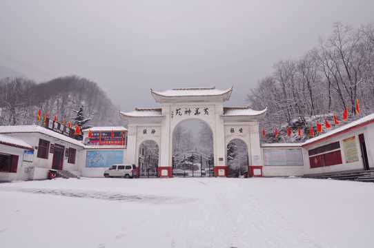 河南林州雪景图片