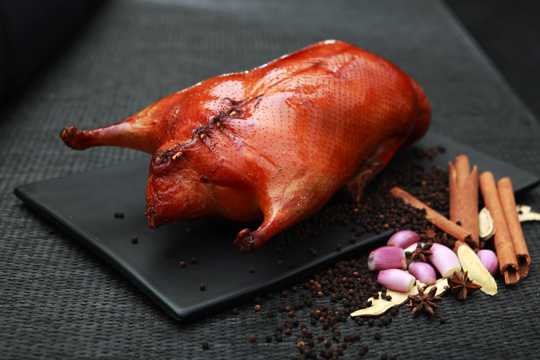 美食可口的北京烤鸭图片