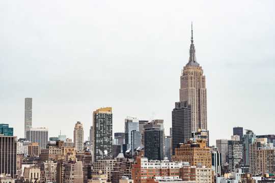 美国纽约地标之一帝国大楼图片