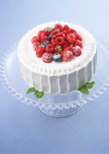 小甜品草莓蛋糕高清图片