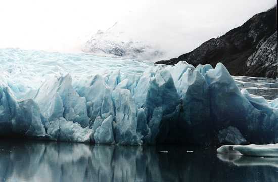 南极冰川景物图片