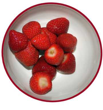 新鲜甜草莓图片