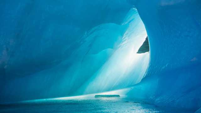 白色冰川美景图片